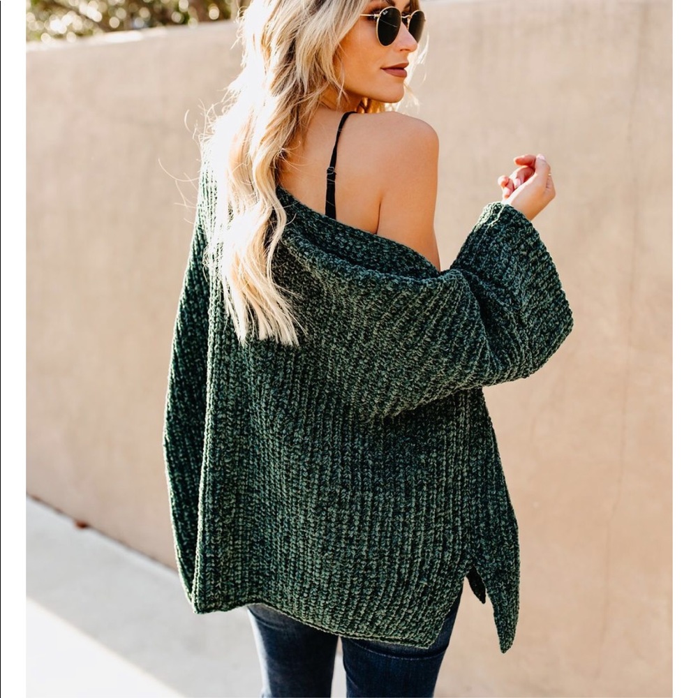 Velvet chenille short sleeve pocket cardigan - Picture 3 of 9